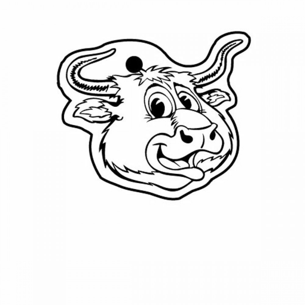 Customized Bull Head Key Tag (Spot Color)