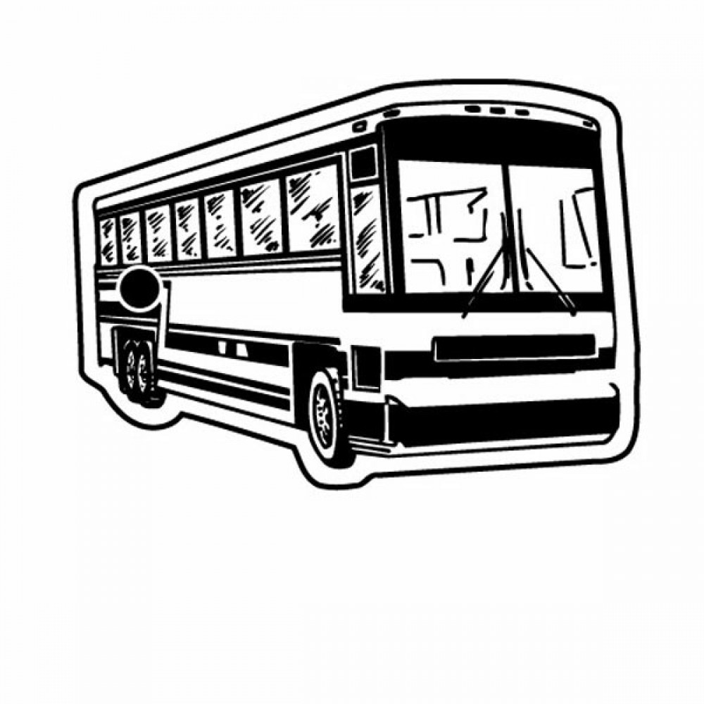 Personalized Tour Bus 7 Key Tag (Spot Color)
