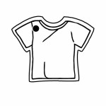 Logo Imprinted T-Shirt 2 Key Tag - Spot Color