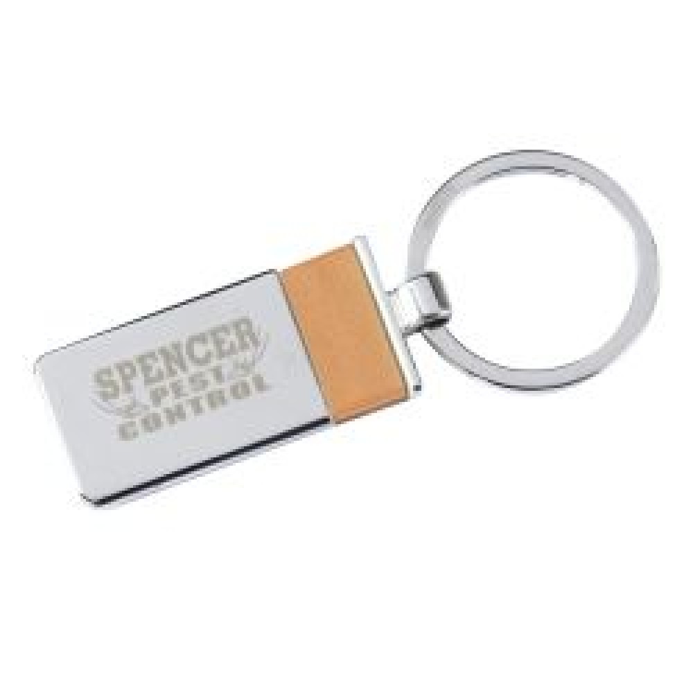 Logo Imprinted Sidebar Keytag Logo Imprinted Sidebar Keytag