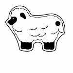 Lamb Key Tag (Spot Color) with Logo