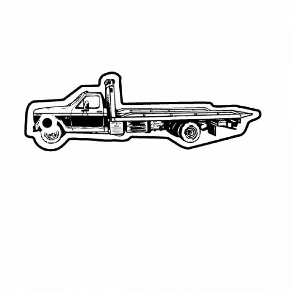 Personalized Car Hauler Truck Key Tag - Spot Color