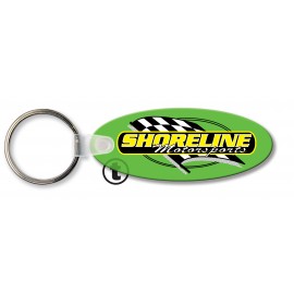 Promotional Small Oval Key Tag (Spot Color)