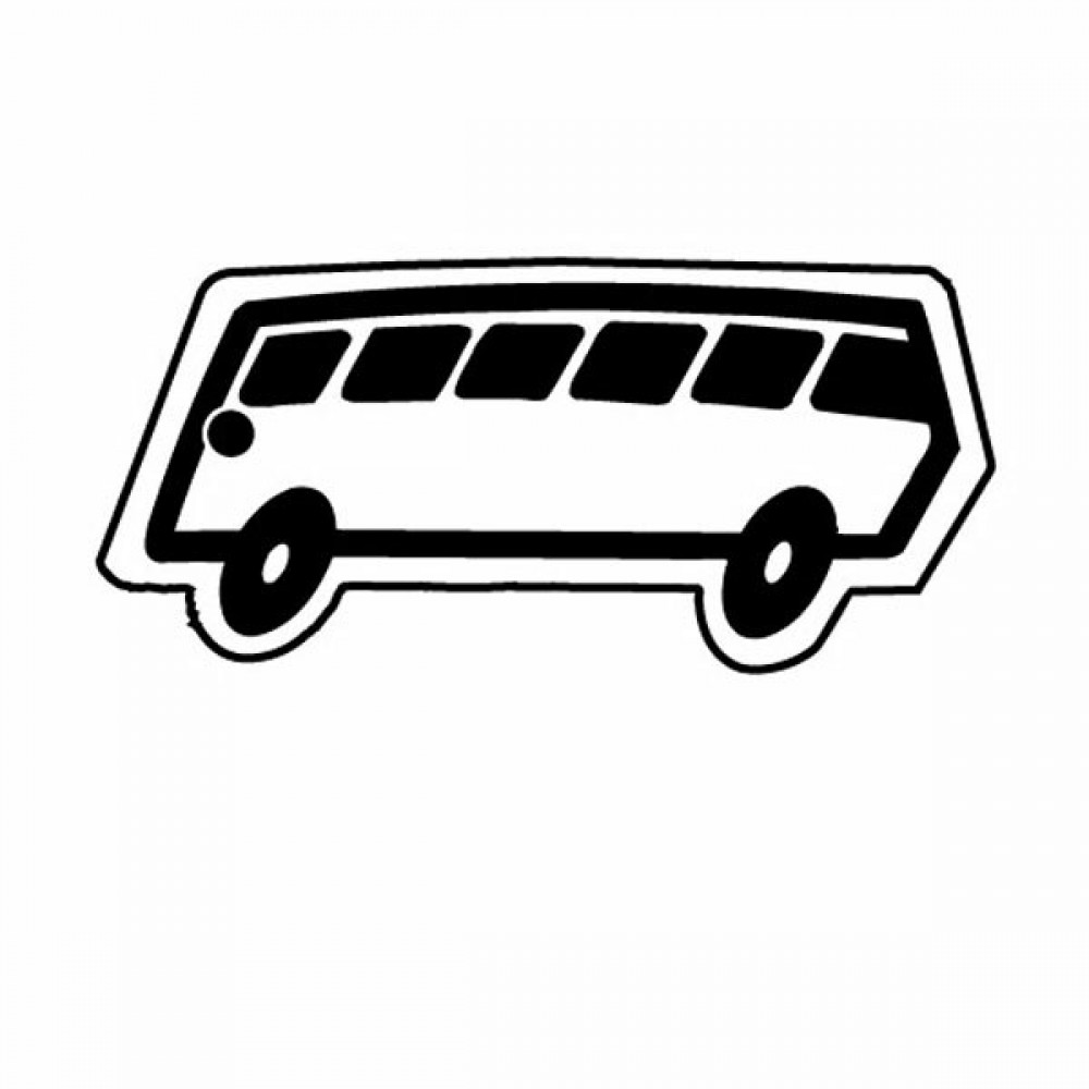 Logo Branded Metro Bus 1 Key Tag (Spot Color)