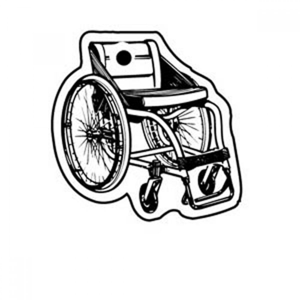 Wheelchair Key Tag - Spot Color with Logo