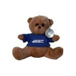 Logo Imprinted Plush Bear Key Tag