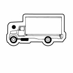 City Truck 2 Key Tag - Spot Color Logo Imprinted