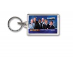 Custom Printed Rectangle w/Tab Key Tag - Full Color