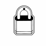Lock 2 Key Tag - Spot Color with Logo