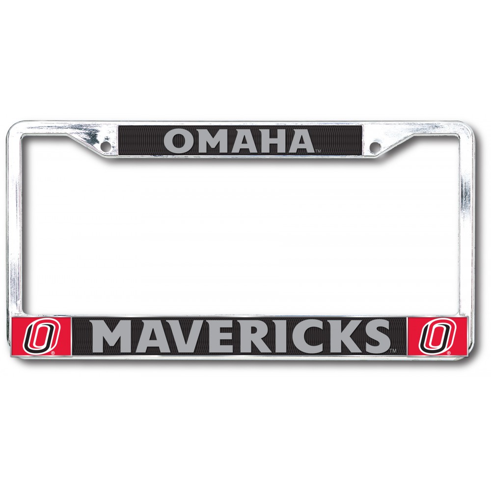 Standard Combo Die Cast Metal Frame Logo Imprinted Standard Combo Die Cast Metal Frame Logo Imprinted