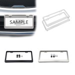 Personalized Stainless Steel License Plate Frame- 2-Hole