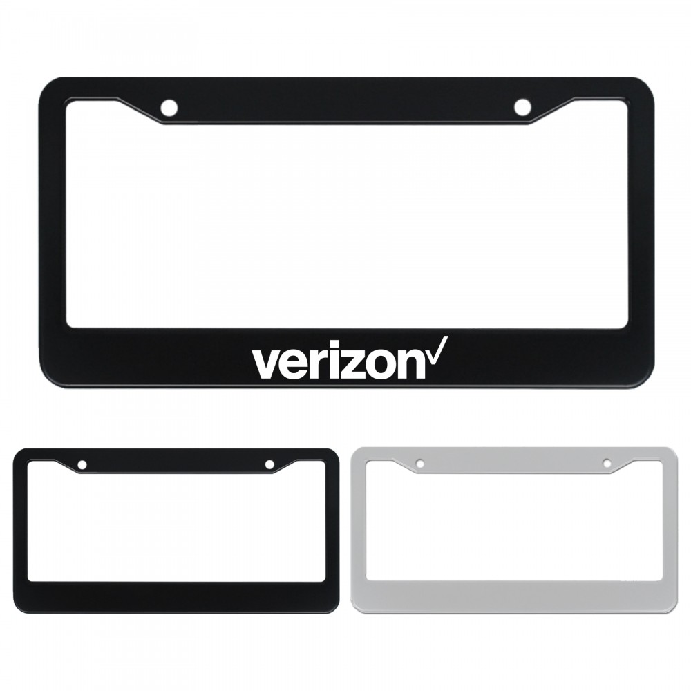 Plastic License Plate Frame with Logo