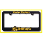 Logo Imprinted New York High View Raised Copy Plastic License Plate Frame