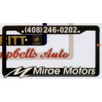 Flat License Plate Frame (Raised Letter Frame) Custom Imprinted