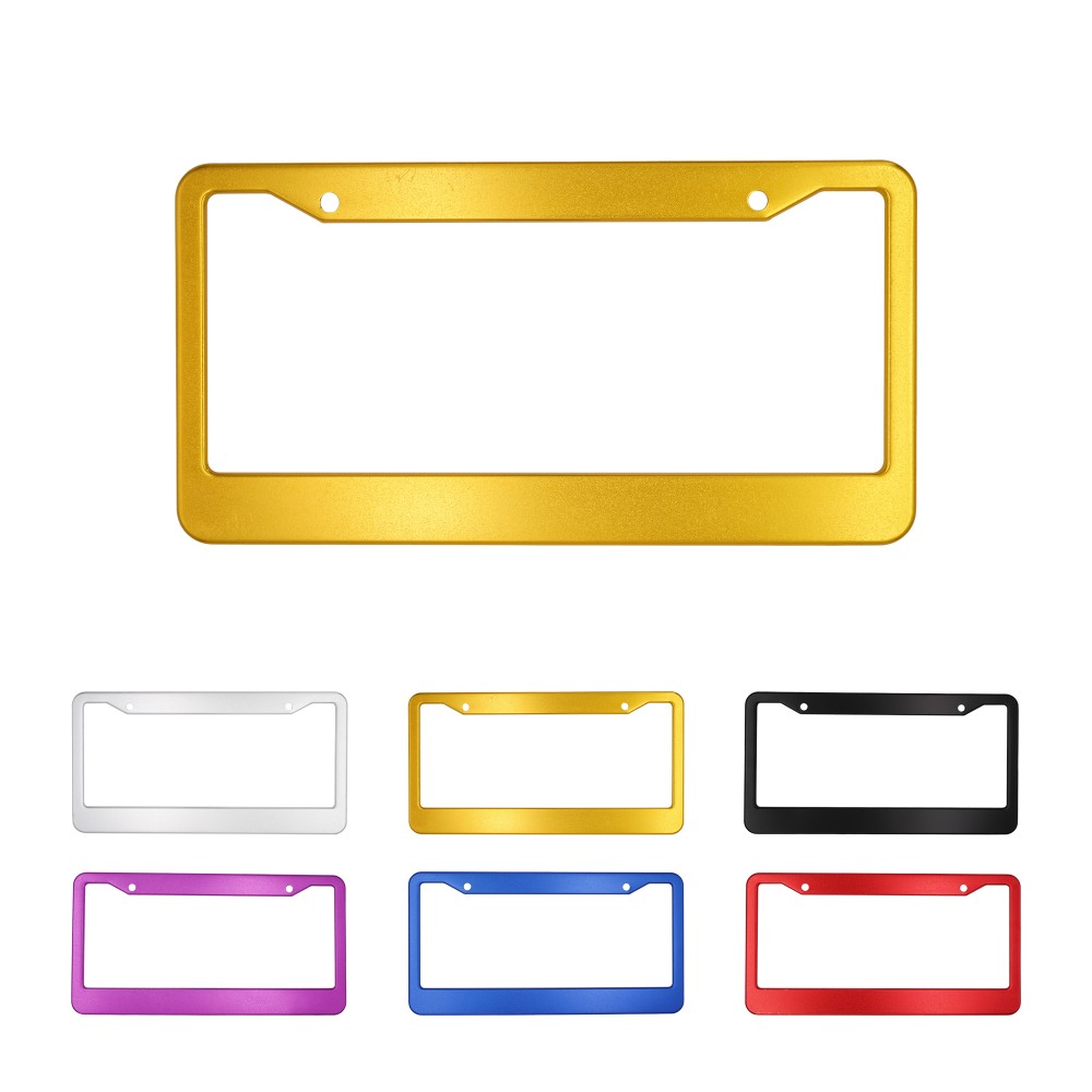 Logo Branded Metal License Plate Frame