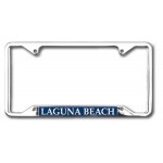 "Simplicity" Polished Chrome Metal Frame Logo Imprinted