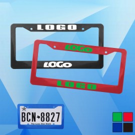 License plate frame with Logo