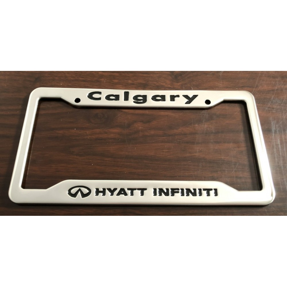 License Plate Frame with Logo