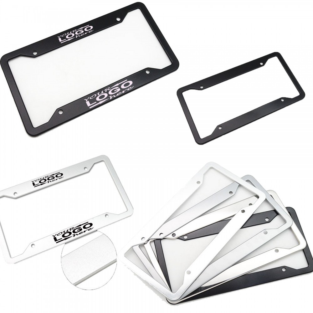 Logo Branded Automobile Aluminum Alloy License Plate Frame