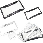 Logo Branded Automobile Aluminum Alloy License Plate Frame