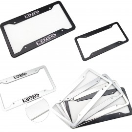 Logo Branded Automobile Aluminum Alloy License Plate Frame