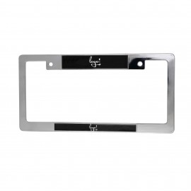 Custom Plastic Chrome License Plate Frame Custom Size Shape