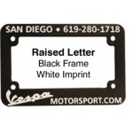 Logo Imprinted Motorcycle License Plate Frame (Silk Screen)