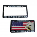 Customizable Car License Plate Frame with Logo