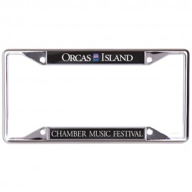 Acrylic License Plate Frame 6.25" x 12.25" with Logo