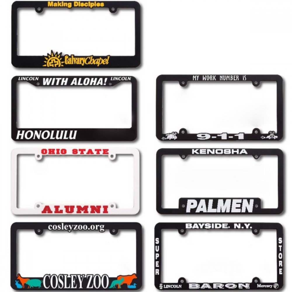 Custom Imprinted High View Plastic Raised Copy Custom Imprinted High View Plastic Raised Copy