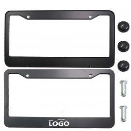 Sturdy Stainless Steel License Plate Bracket with Logo
