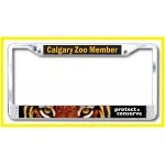 Personalized Dome Sticker Metal License Plate Frame