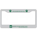 Customized Chrome Plated Plastic Color Fill License Plate Frame