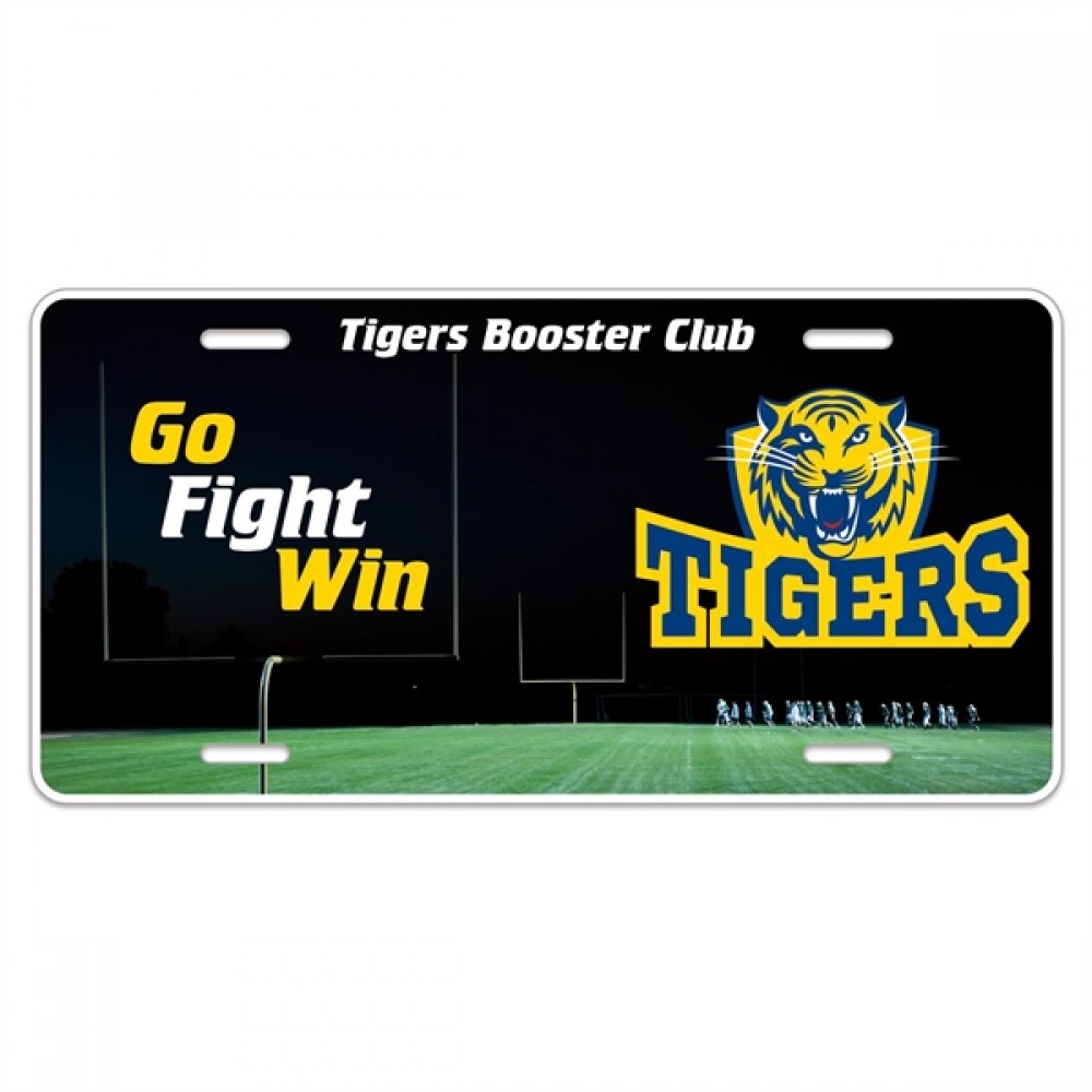 Custom Printed Auto Card Full Color 0.040" Polystyrene License Plate Custom Printed Auto Card Full Color 0.040" Polystyrene License Plate