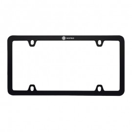 Universal Aluminum License Plate Frame with Logo