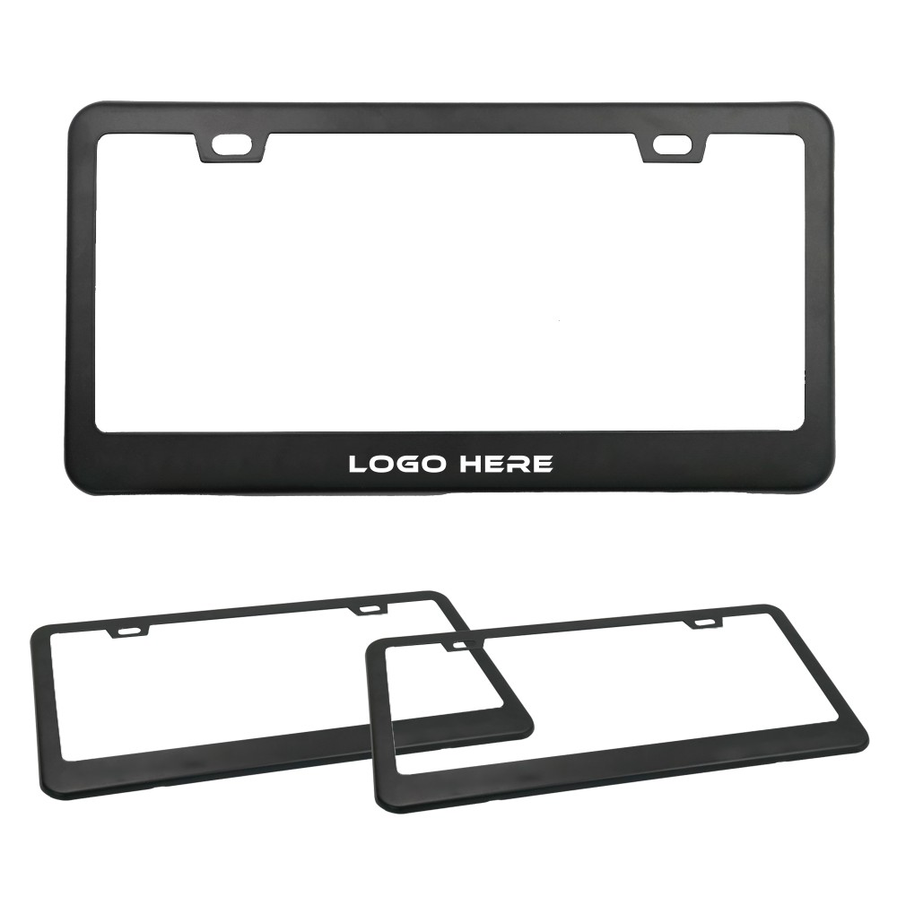 Stainless Steel License Plate Bracket with Logo