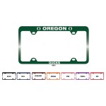Logo Branded Colored Laser Engraved License Plate Frame (Small Engraved Frame Bottom)