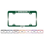 Logo Branded Colored Laser Engraved License Plate Frame (Small Engraved Frame Bottom)