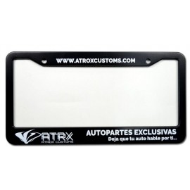 Aluminium Licence Frame with Logo