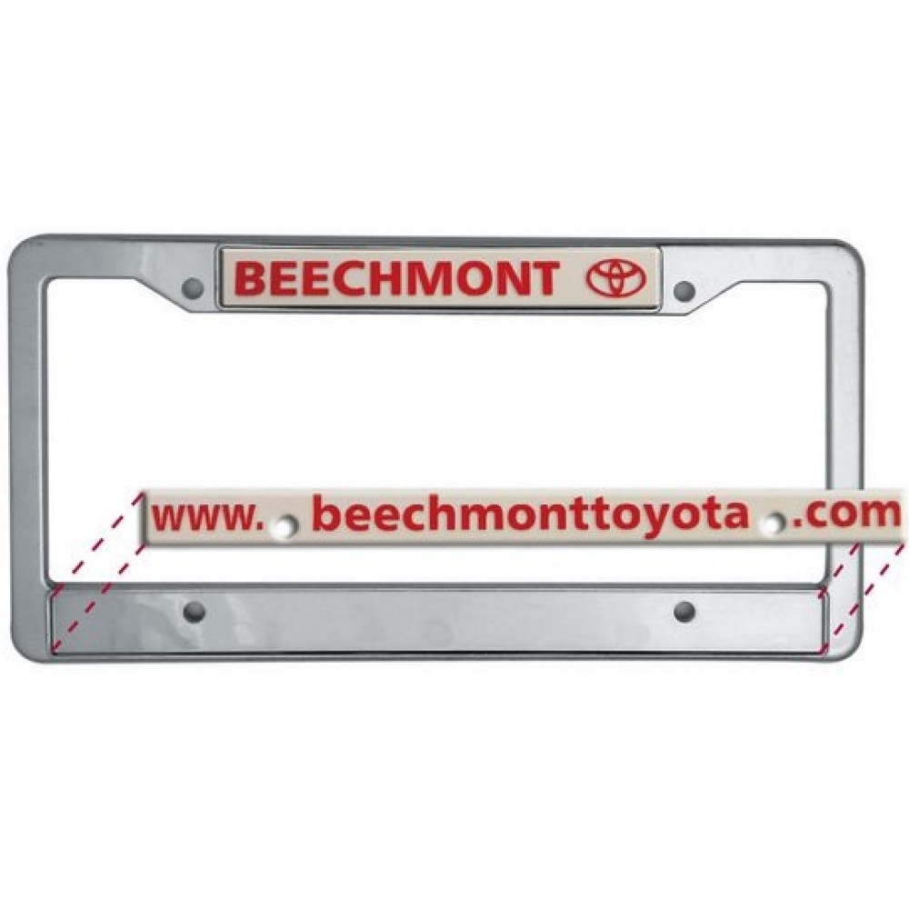 Logo Imprinted Plasti-Chrome I License Plate Frame Logo Imprinted Plasti-Chrome I License Plate Frame