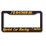 California High View Raised Copy Plastic License Plate Frame with Logo