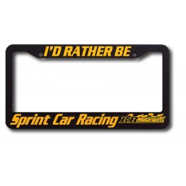 California High View Raised Copy Plastic License Plate Frame with Logo