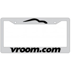 Promotional Metal License Plate Frame w/Raised Letters