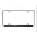 Chrome Plated License Frame w/ 1 Engraving with Logo