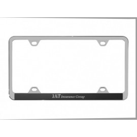 Chrome Plated License Frame w/ 1 Engraving with Logo