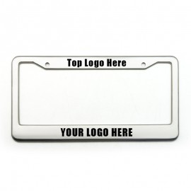 Custom 2 Hole Metal License Plate Holder Frame
