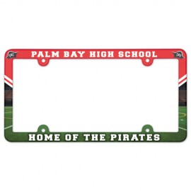 Full Color License Plate Frame with Logo  Full Color License Plate Frame with Logo