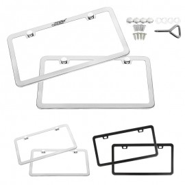 Customized Stainless Steel US-Spec License Plate Frame