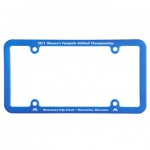 License Plate Frame w/ 4 Holes & Universal Custom Imprinted