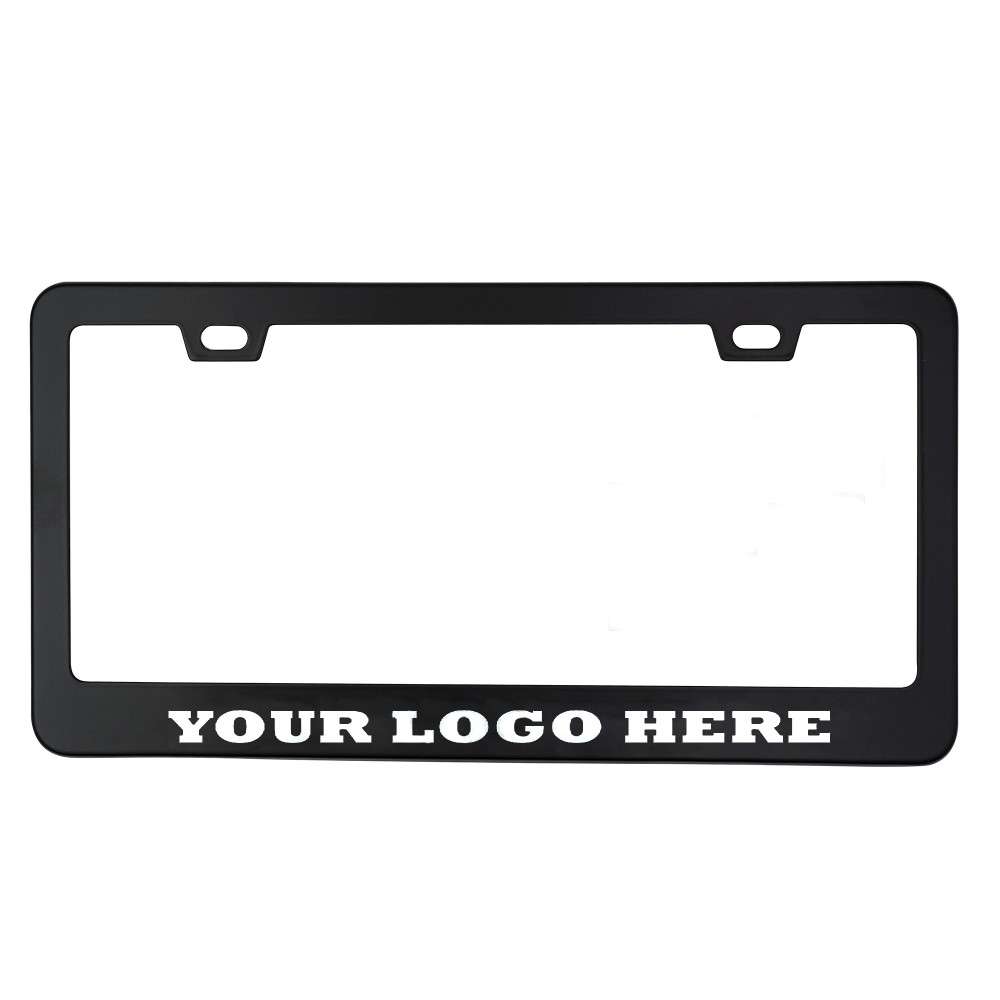 Personalized Black License Plate Frame Personalized Black License Plate Frame